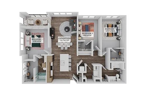 Floor plan The Airbus (C1)