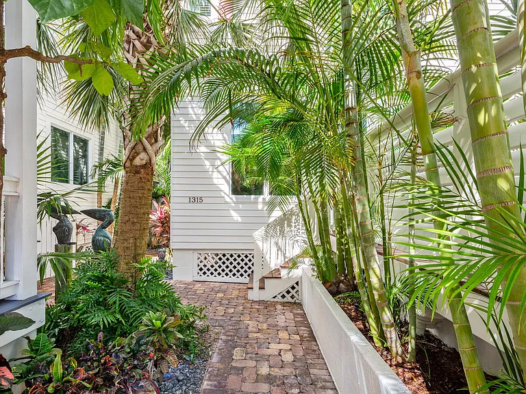 Staircase to Backdoor Entrance & Pool