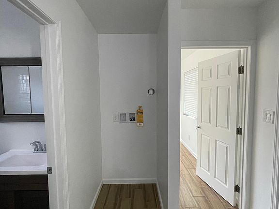 hookups for the washer and dryer