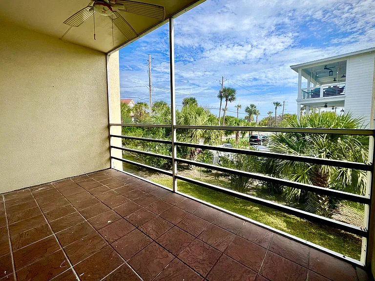 ocean veiw screened porch off living area