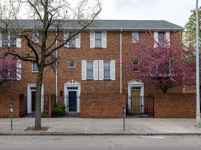 Front exterior - blue door in middle