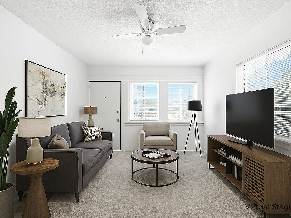 Virtually Staged Living Room