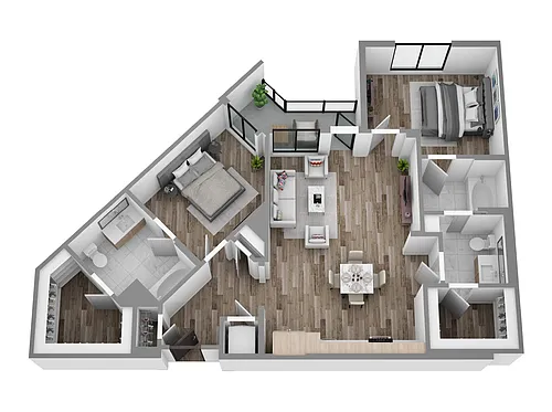 Floor plan B7