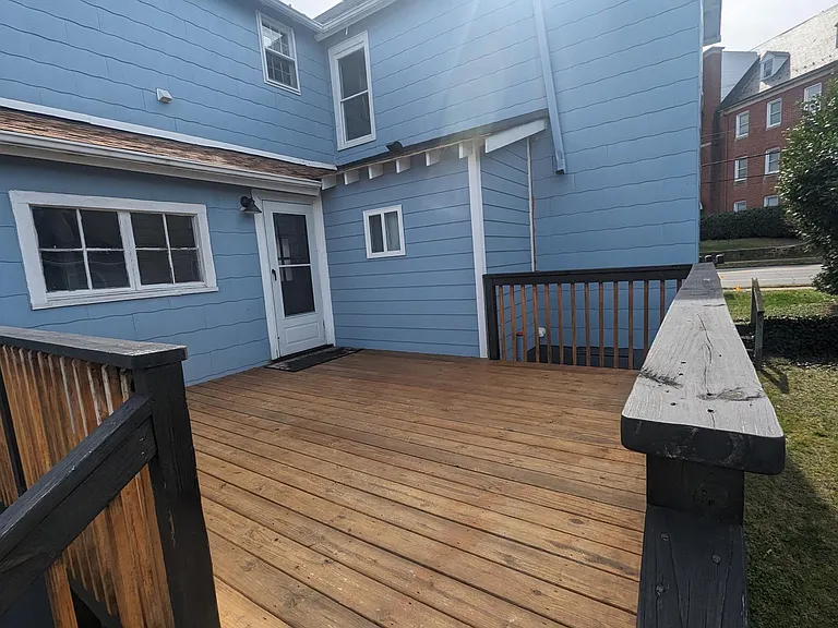 large deck is exclusively for this unit