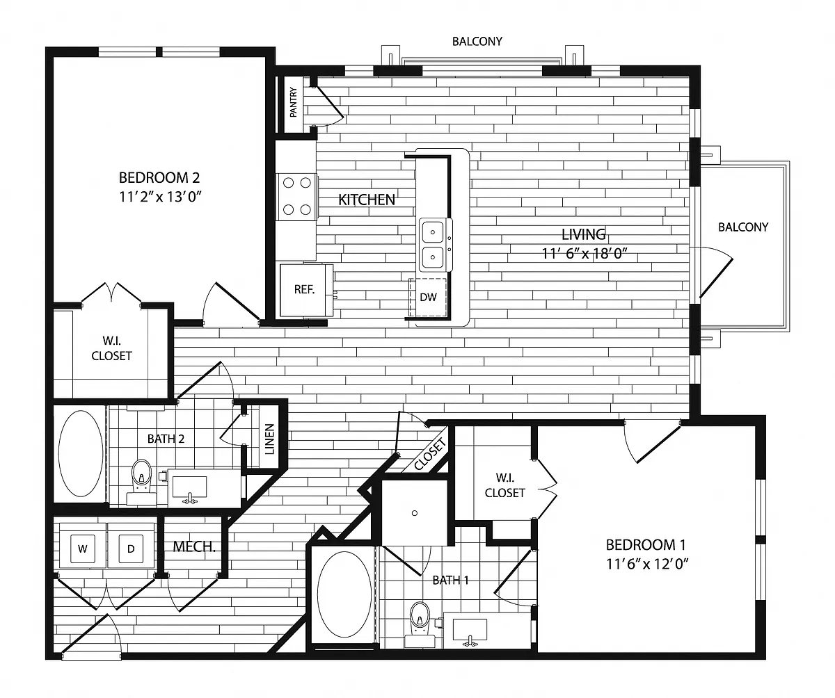 Floor plan B2
