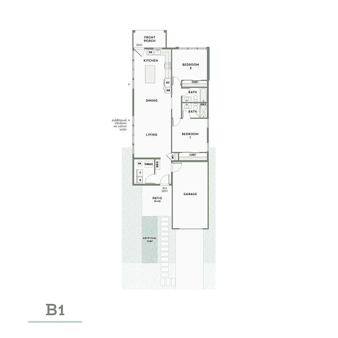 Floor plan B1