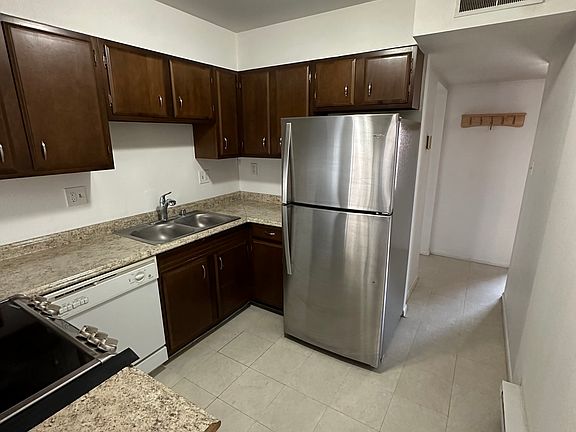 Remodeled kitchen with convection stove.