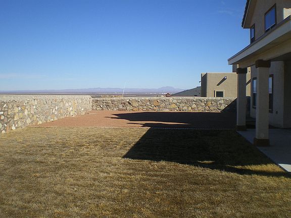 view from back yard
