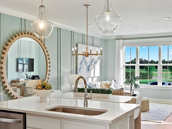 The kitchen of the Lennox townhomes.