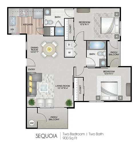 Floor plan Sequoia Premium Plus