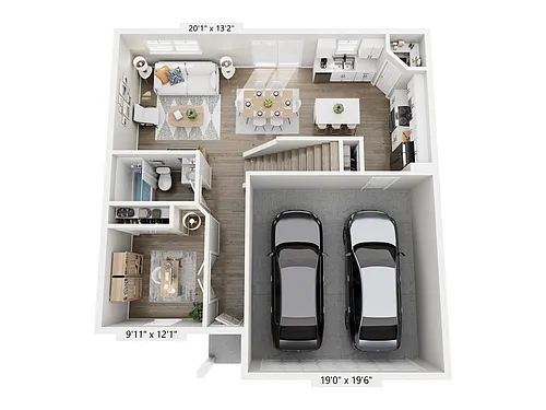 Floor plan Hickory