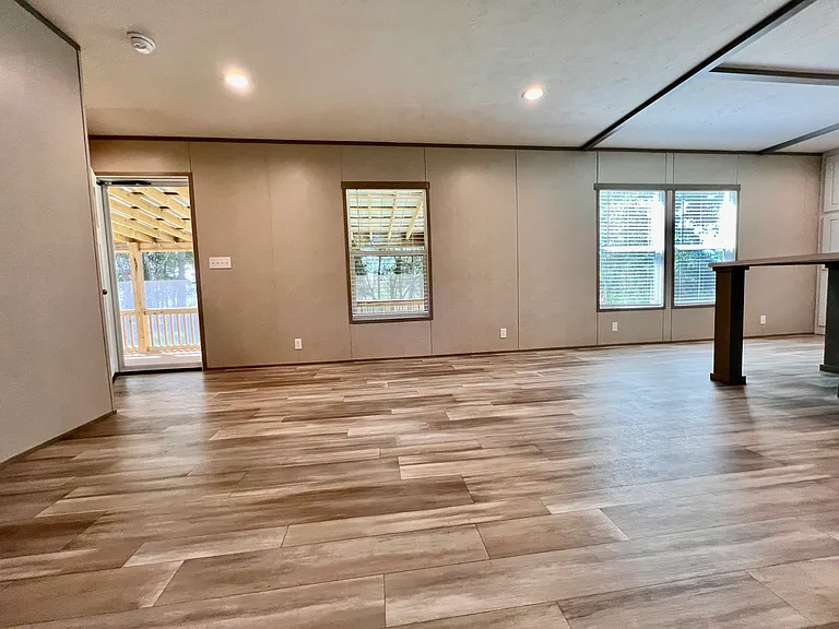 Den looking towards screened porch