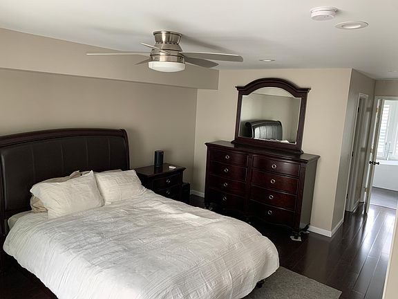 Brand new master bedroom. Hardwood floors, walk in closet.