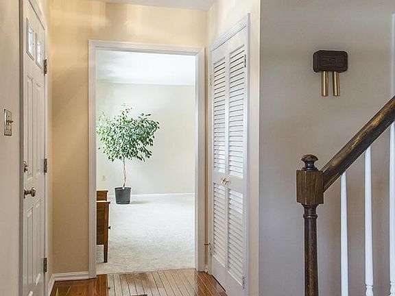 View from foyer into living room