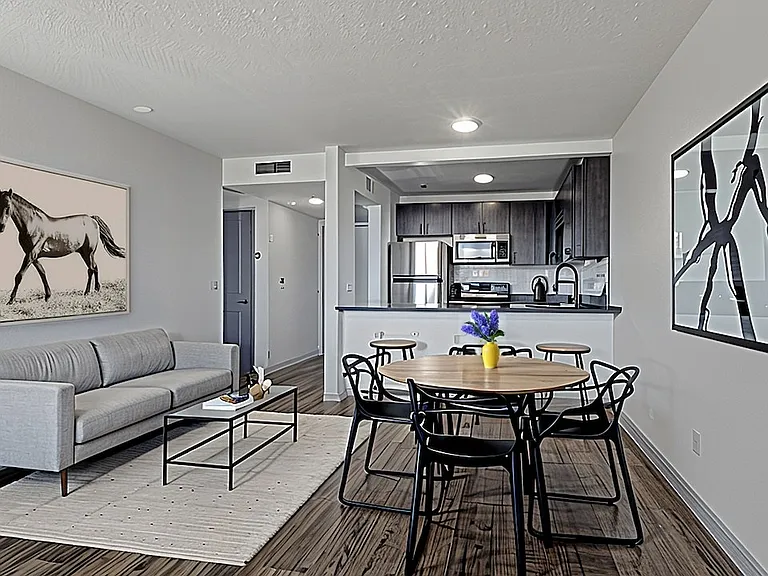 The Canvas Apartments - Living Room
