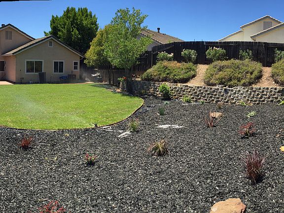 Large backyard