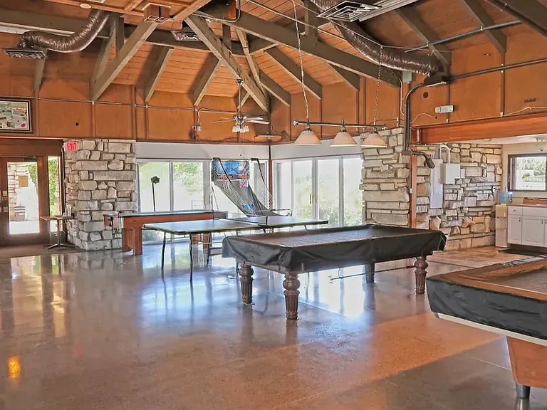 clubhouse with pool tables