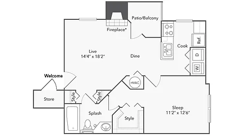 Floor plan Arlington