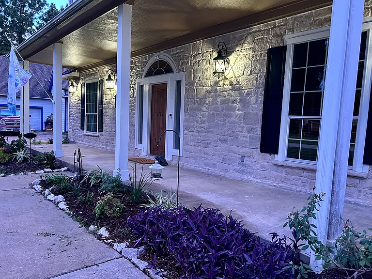 Limestone entry is beautiful!