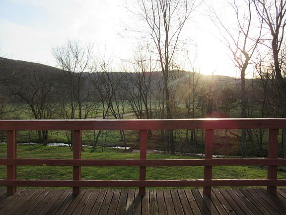 Sunrise view from deck