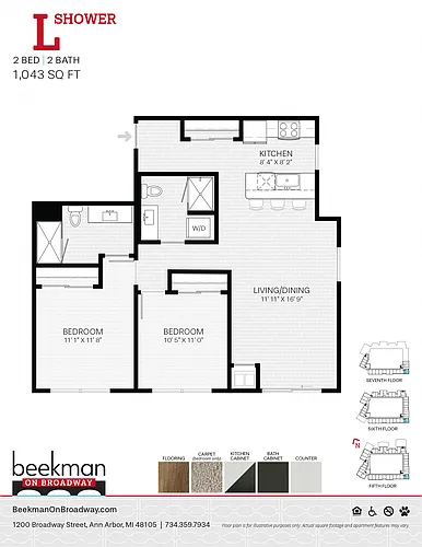 Floor plan L Shower