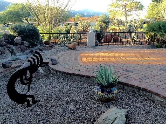 Back yard.