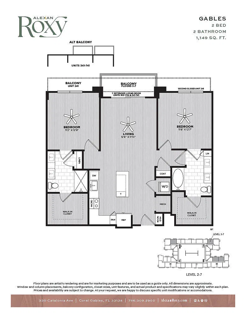 Floor plan B7