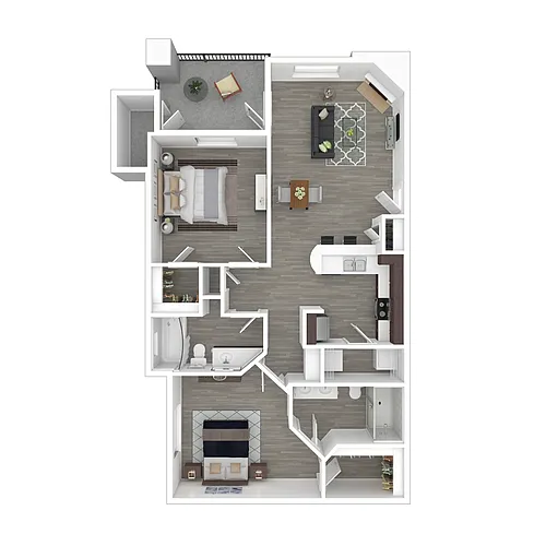 Floor plan 2x2-975- Classic