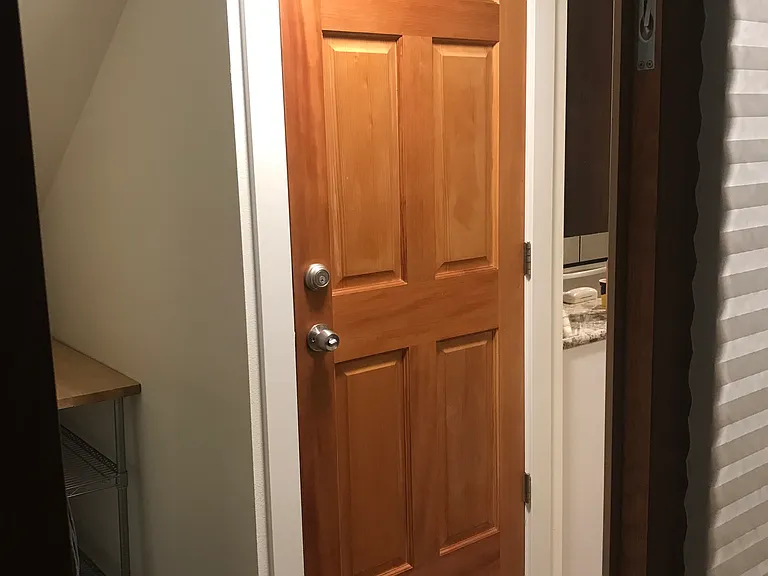 PANTRY AND STORAGE SPACE TO THE LEFT.