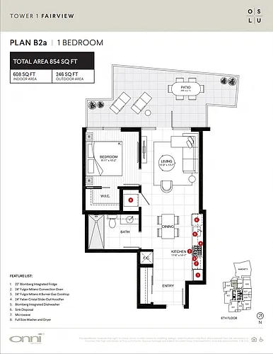 Floor plan Fairview B2A