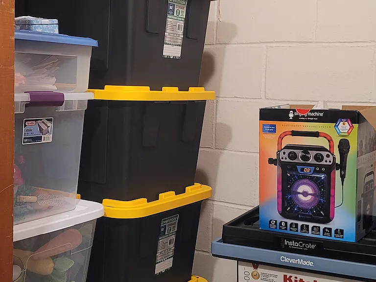 garage level has storage rooms