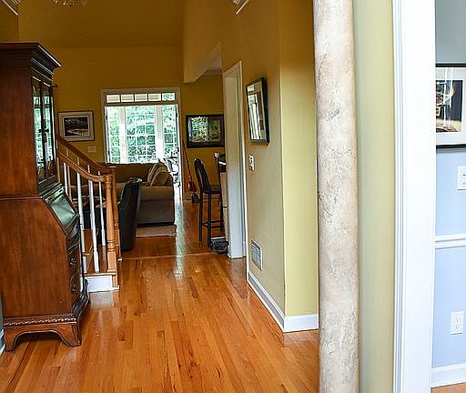 Looking from front entry