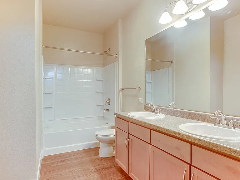 Soaking tubs in select apartment homes