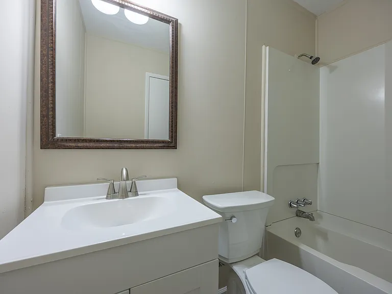 Bathroom off of hallway