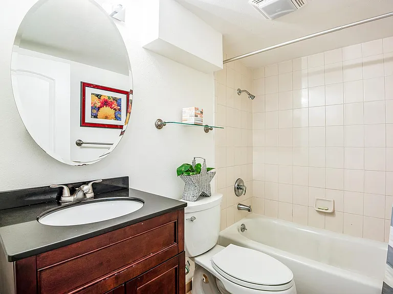 Lower level bathroom.