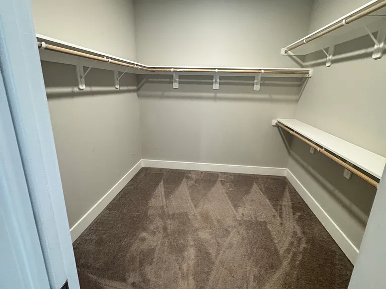 Primary closet