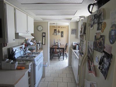 Kitchen from back door