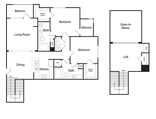 Floor plan The Lindmoor Loft