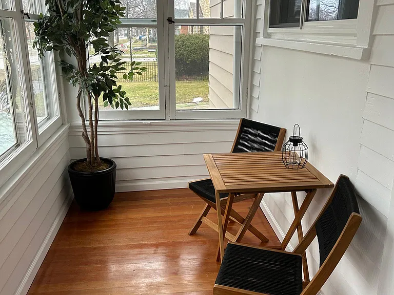 Relax out in our shared heated 4 season room!