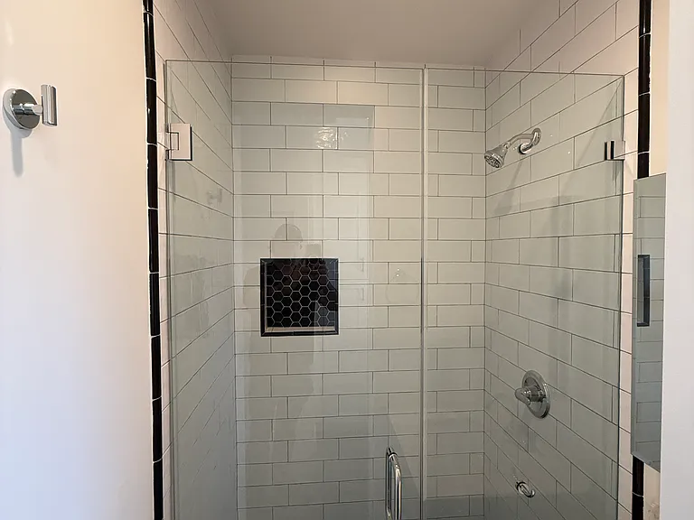 Master Bathroom Vintage Style Tile Shower