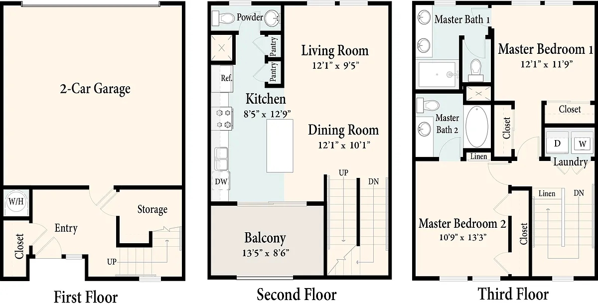 Floor plan Sharing - 1348 sf