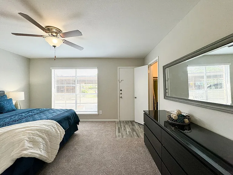 Generously sized bedroom with room to unwind