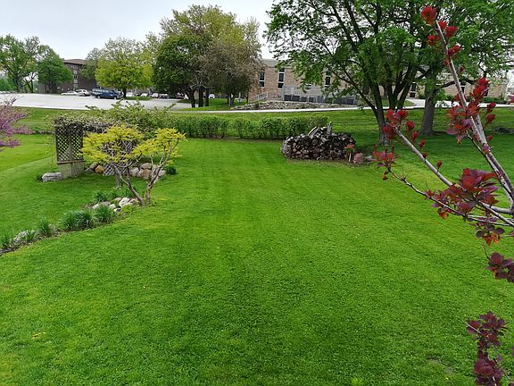 back yard view from deck