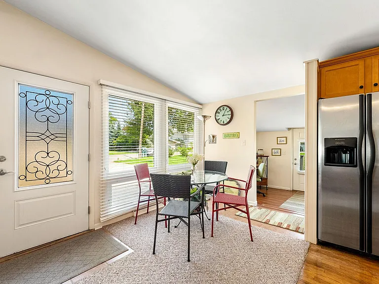 Dining area off of kitchen