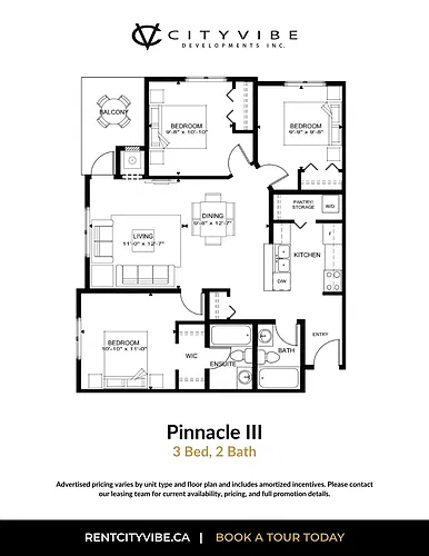 Floor plan 3 Bedrooms