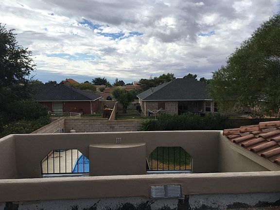 balcony view in backyard