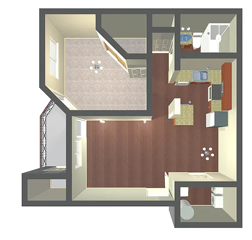 Floor plan Creekview Remodel