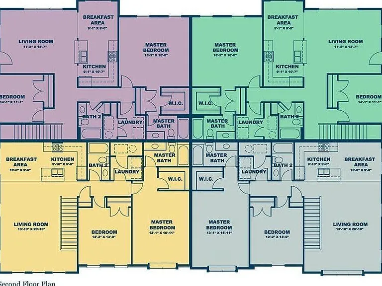 Grey section- property floorplan