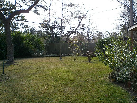 Large backyard