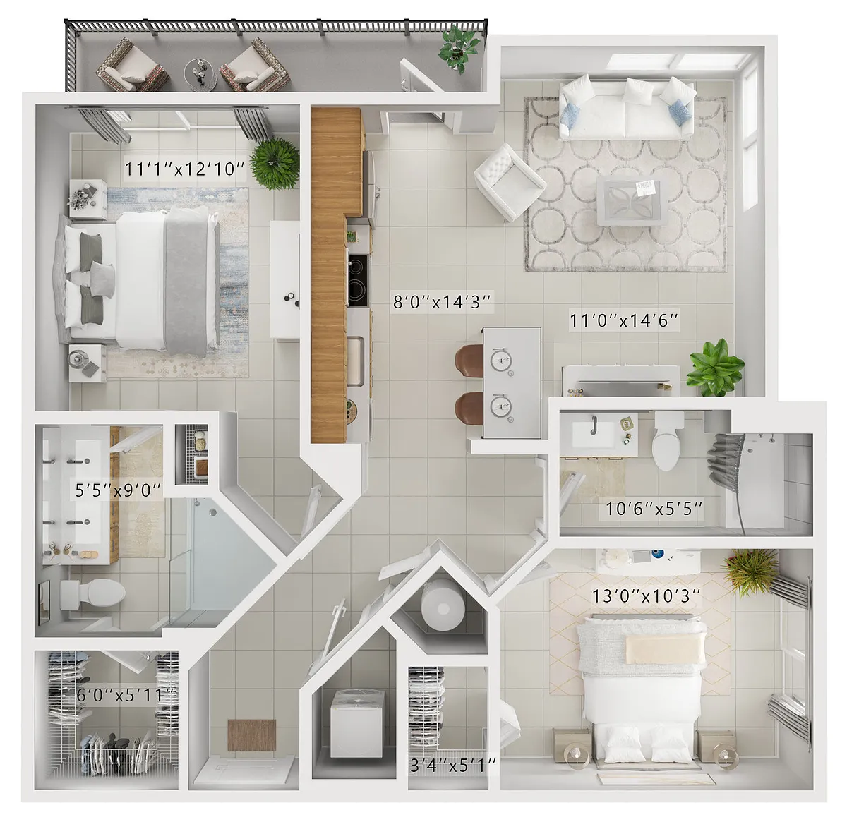 Floor plan Clevelander